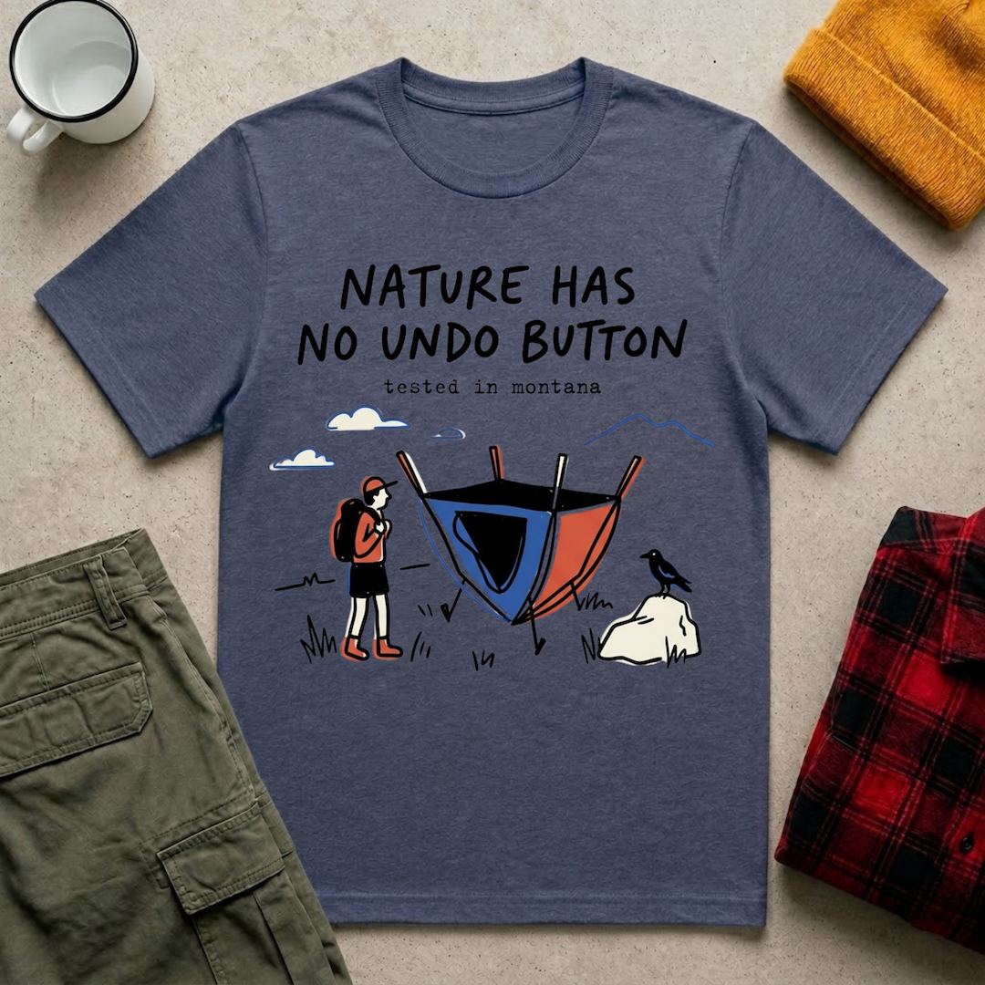 No Undo Button T-Shirt