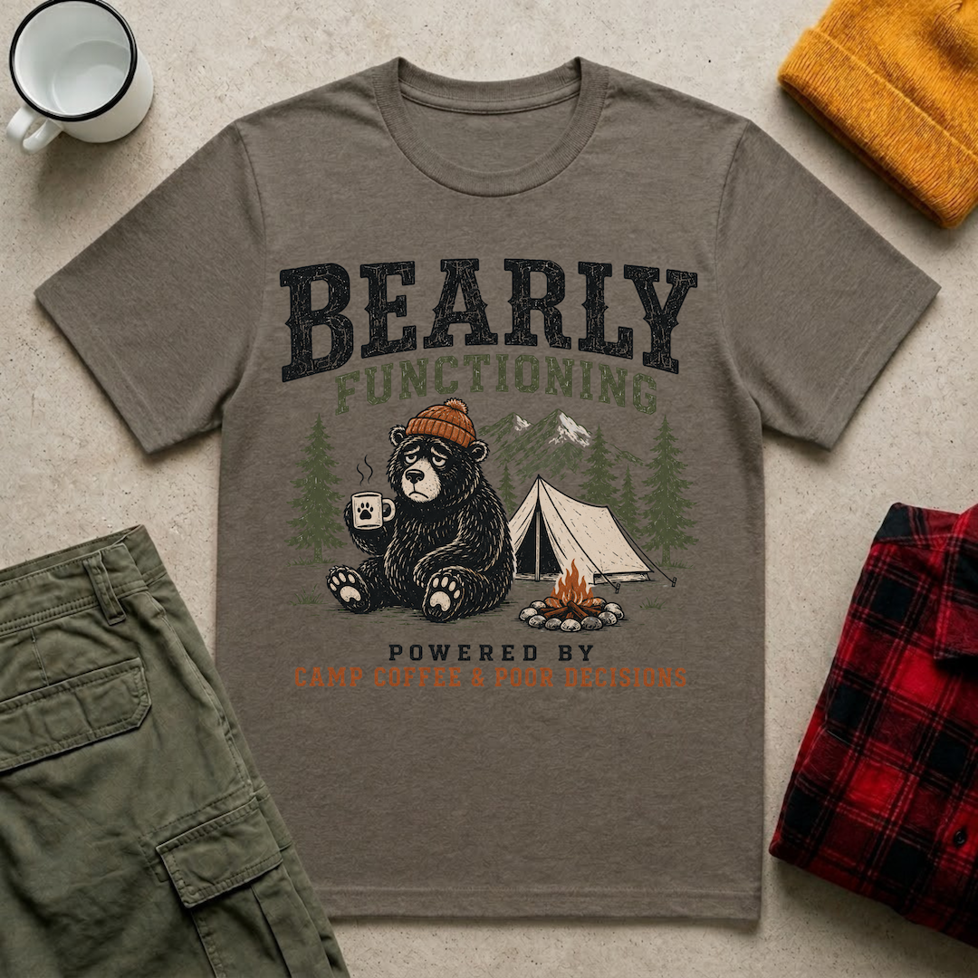 Bearly Functioning T-Shirt