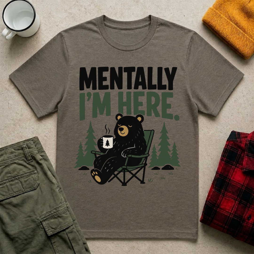 Mentally I'm Here T-Shirt