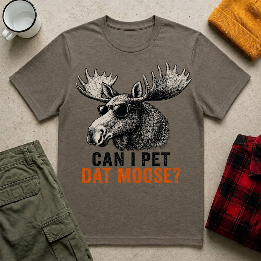 Can I Pet Dat Moose? T-Shirt