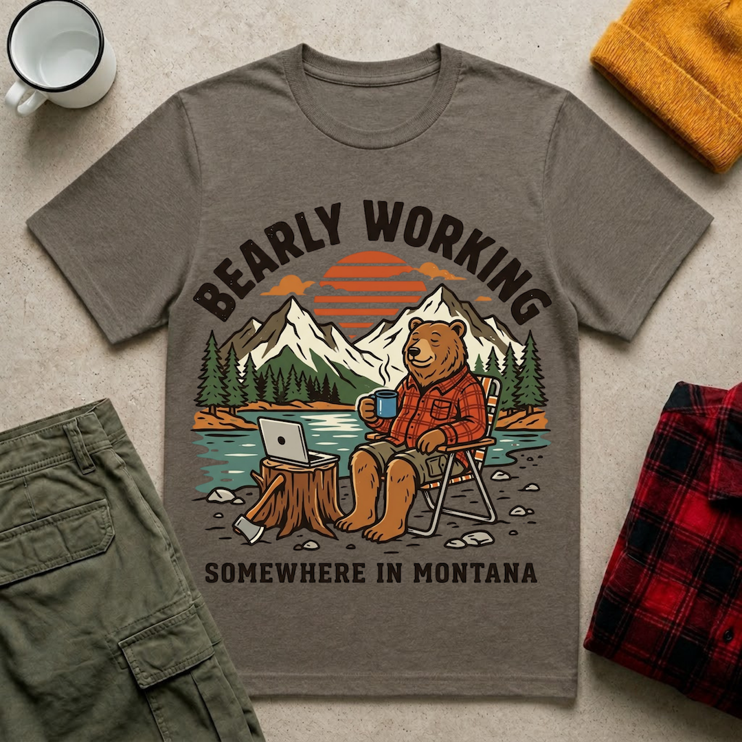 Bearly Working T-Shirt