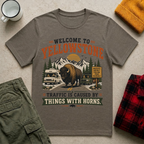 Welcome to Yellowstone Bison T-Shirt