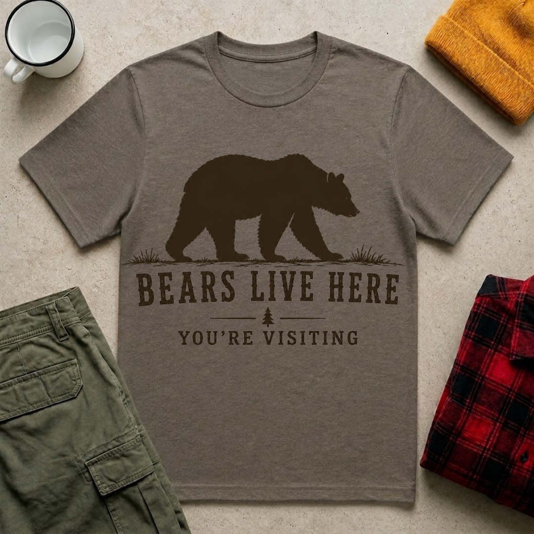 Bears Live Here T-Shirt
