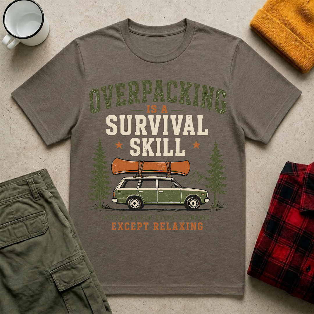 Overpacking Is a Survival Skill T-Shirt