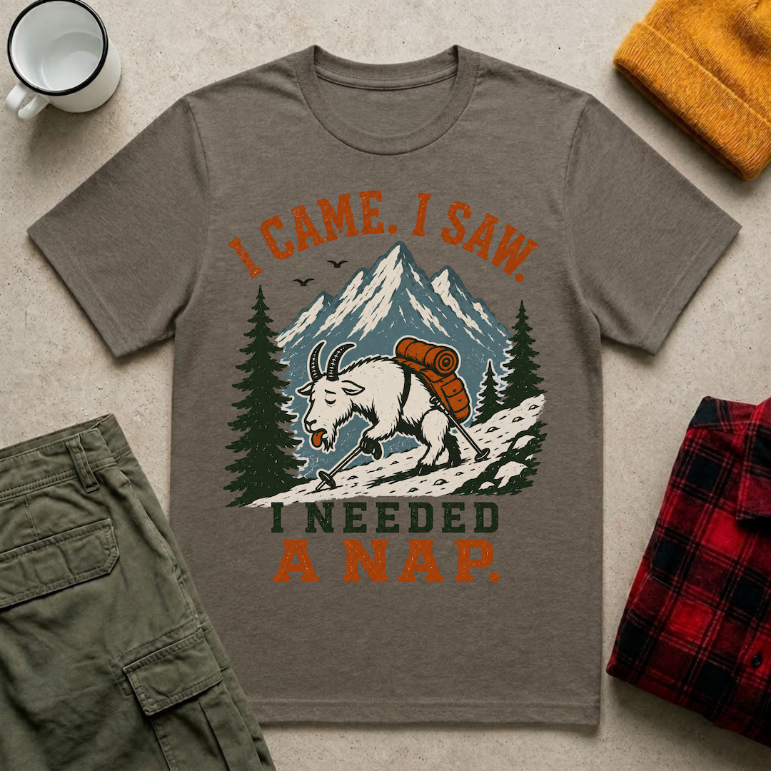 I Came I Saw I Needed A Nap T-Shirt