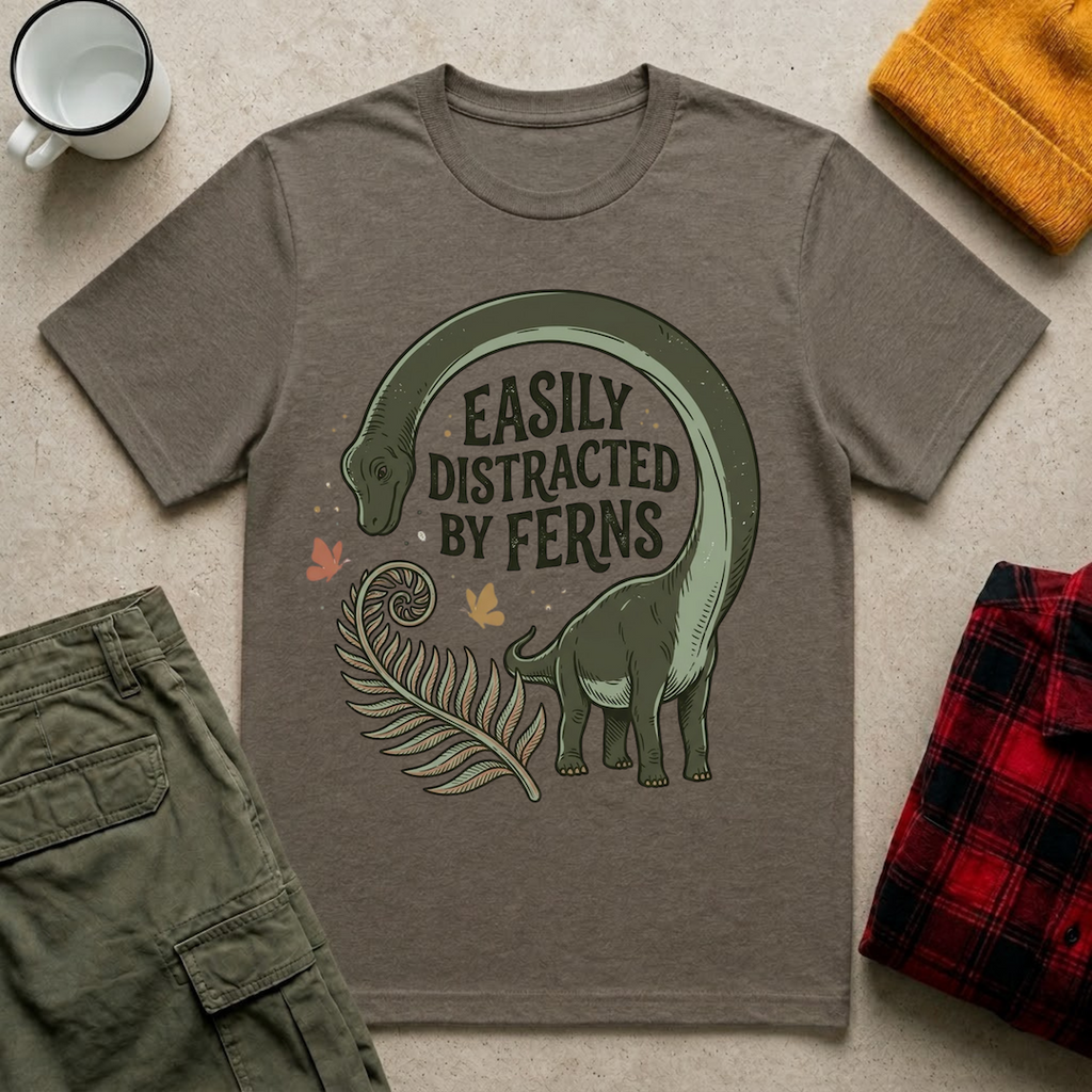 Distracted By Ferns T-Shirt