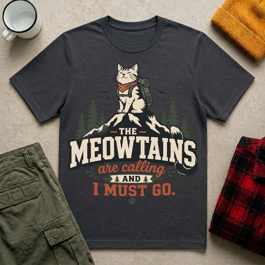 The Meowtains Are Calling T-Shirt