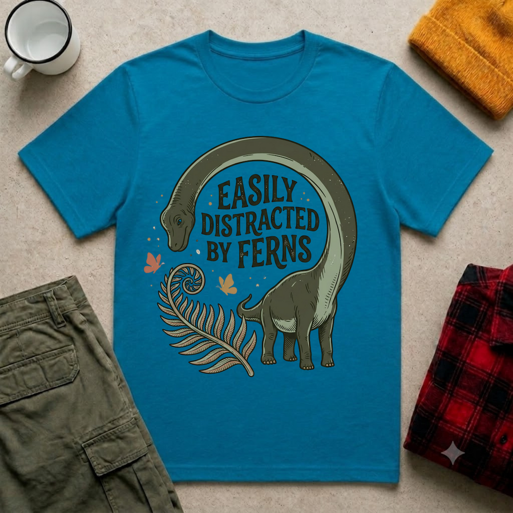 Distracted By Ferns T-Shirt