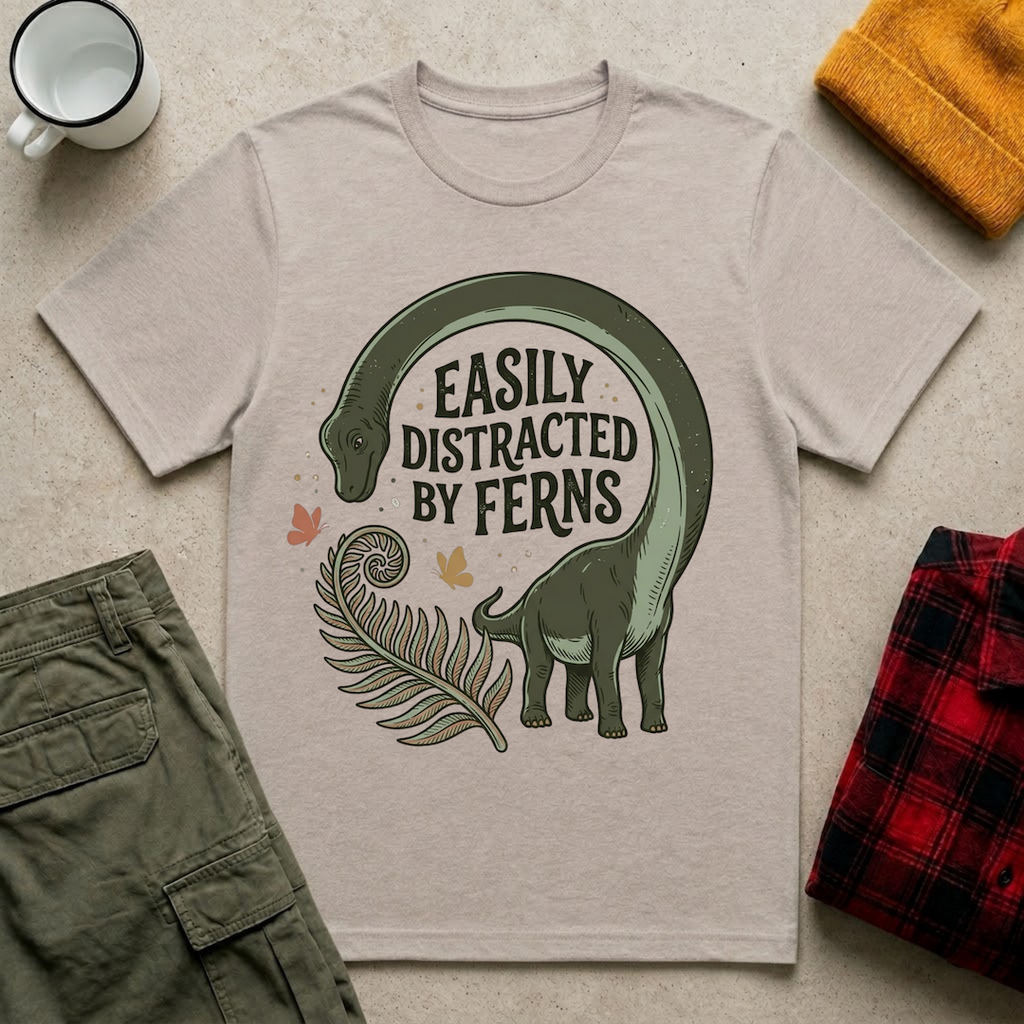 Distracted By Ferns T-Shirt