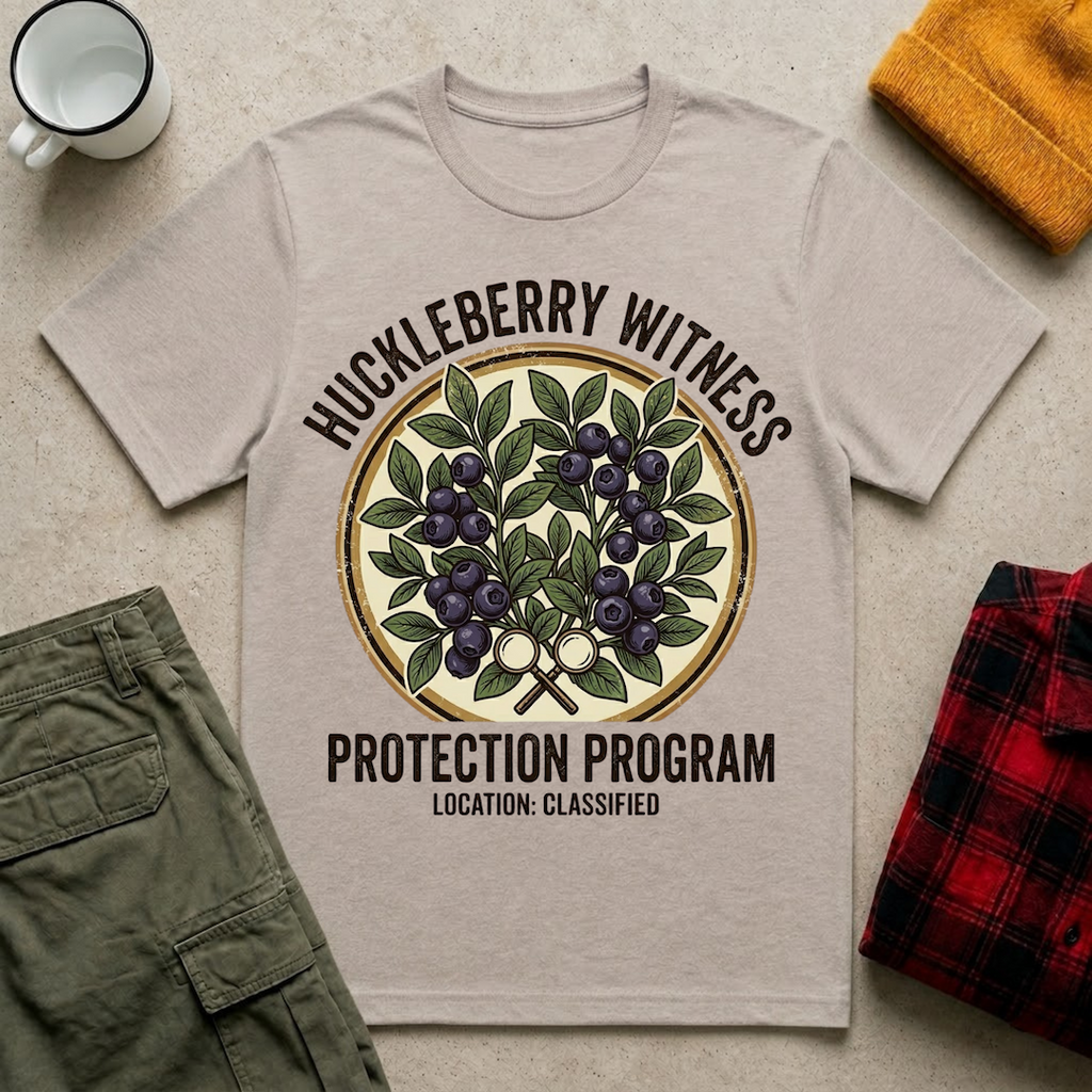 Huckleberry Witness Protection T-Shirt
