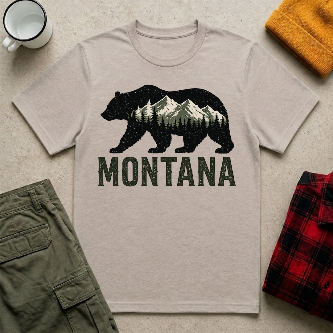 Montana Bear  T-Shirt