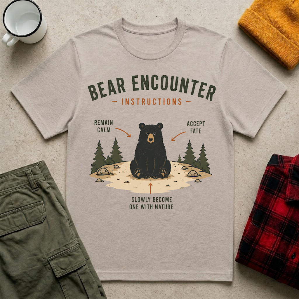 Bear Encounter Instructions T-Shirt