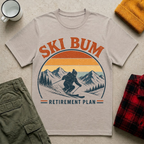 Ski Bum Retirement T-Shirt