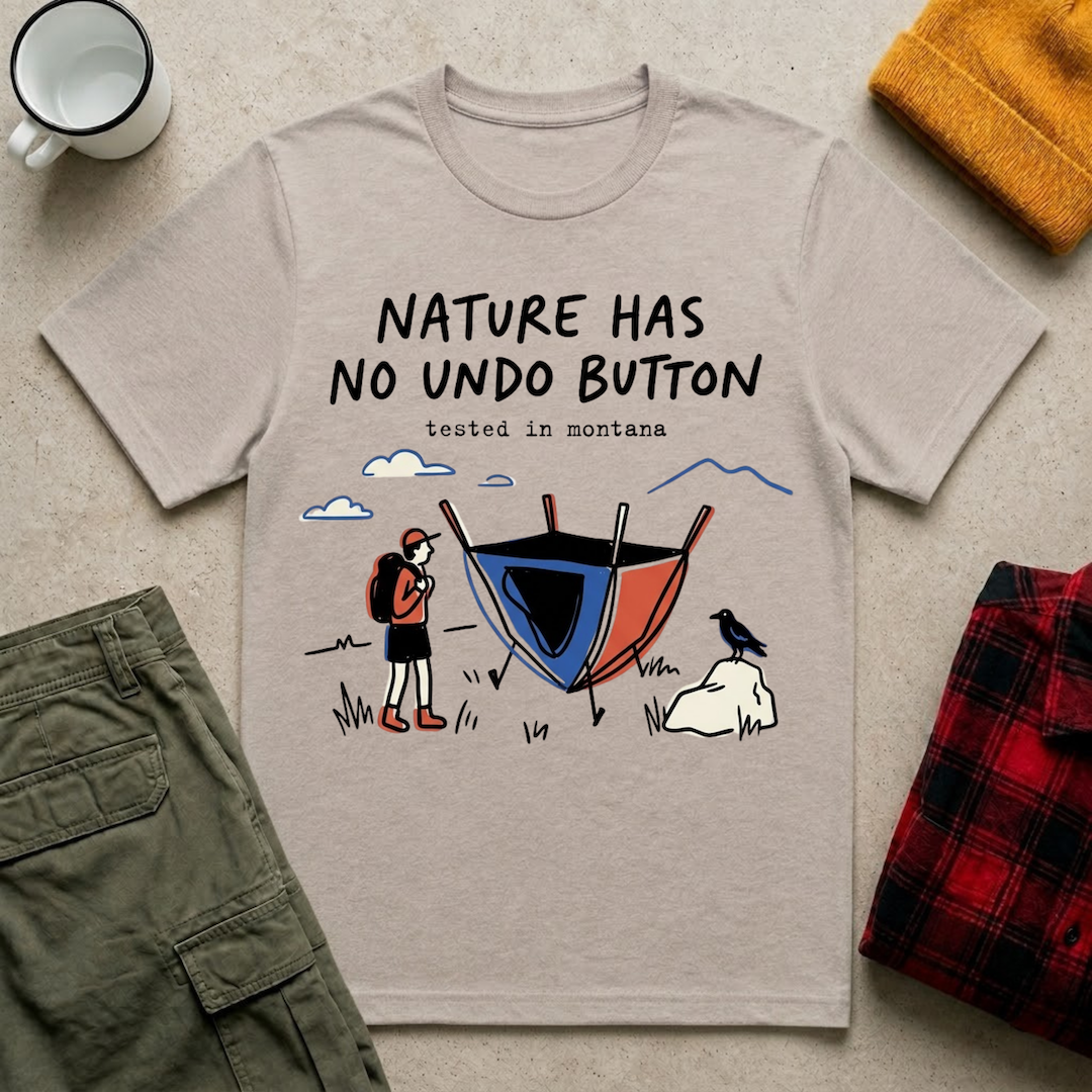 No Undo Button T-Shirt