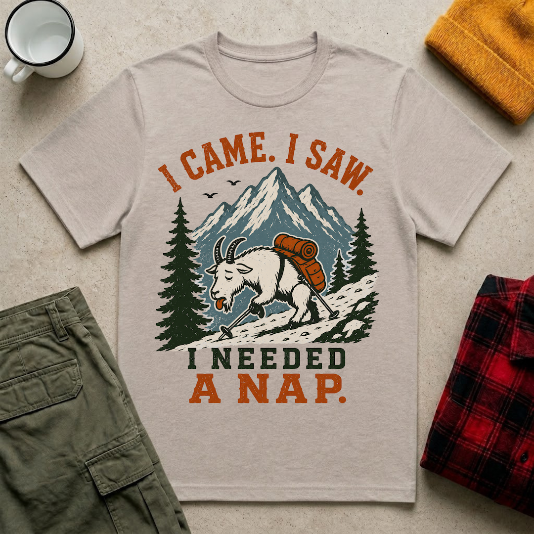 I Came I Saw I Needed A Nap T-Shirt