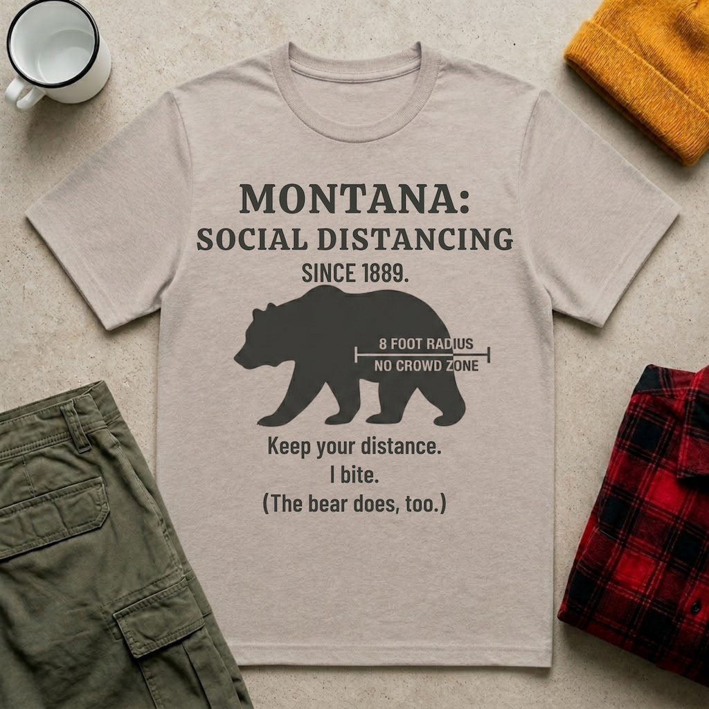 Montana Social Distancing T-Shirt