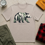 Montana Geometric Bear T‑Shirt