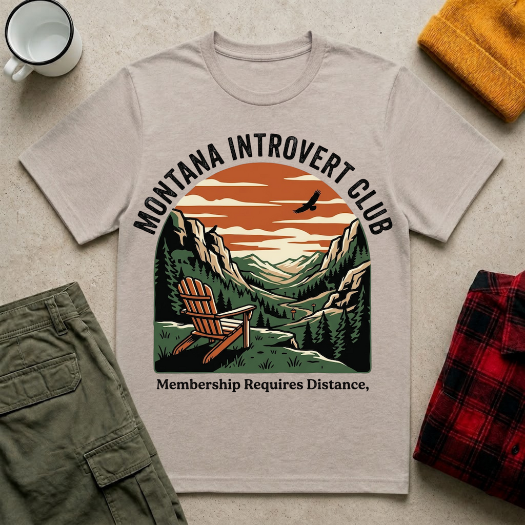 Montana Introvert Club T-Shirt