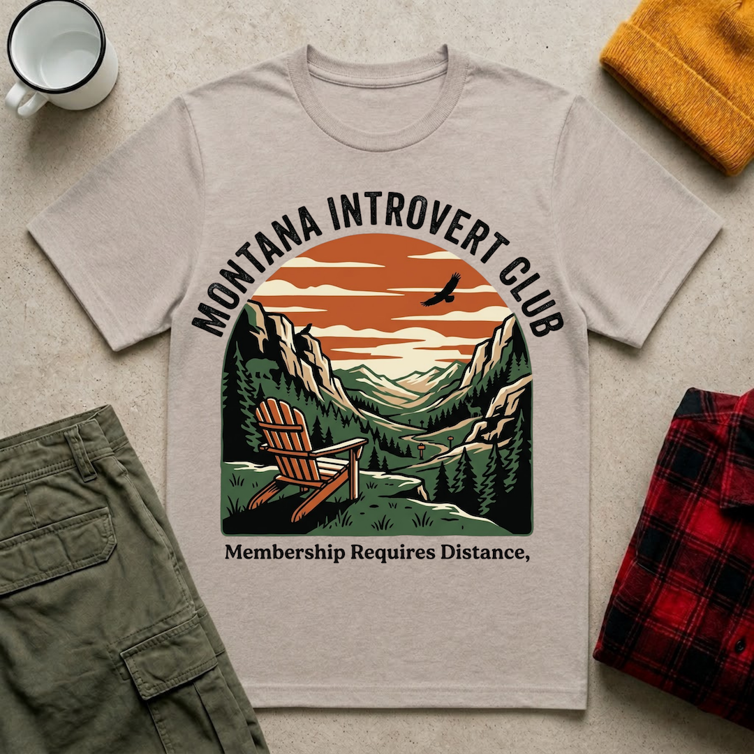Montana Introvert Club T-Shirt
