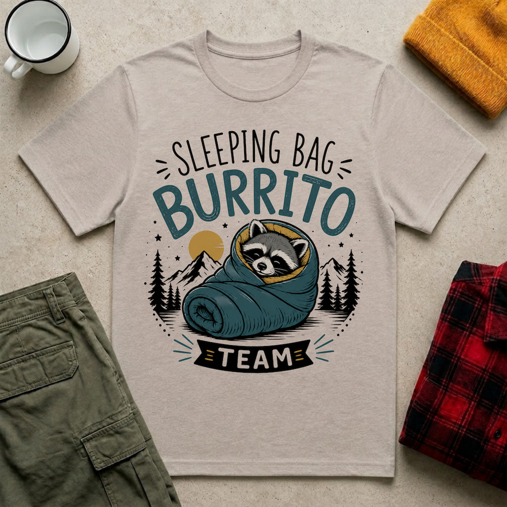 Sleeping Bag Burrito T-Shirt