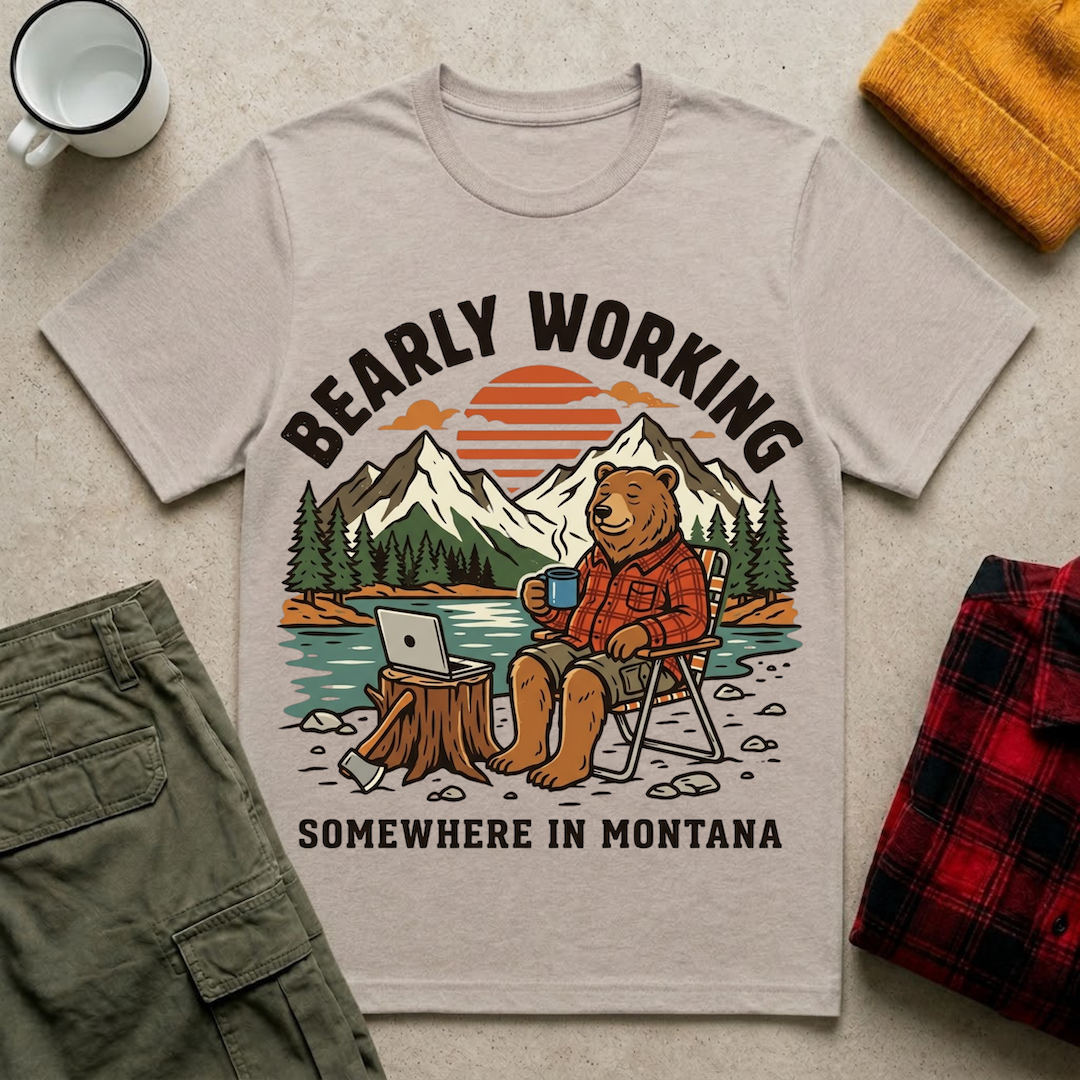 Bearly Working T-Shirt
