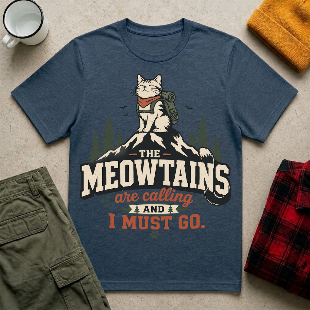 The Meowtains Are Calling T-Shirt