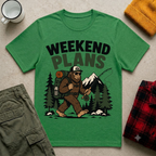 Weekend Plans Bigfoot T-Shirt