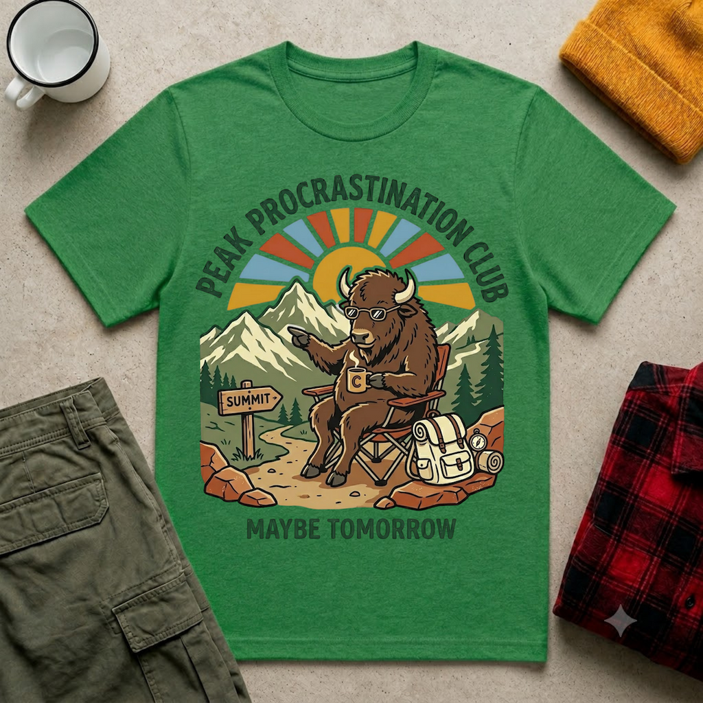 Peak Procrastination Club T-Shirt