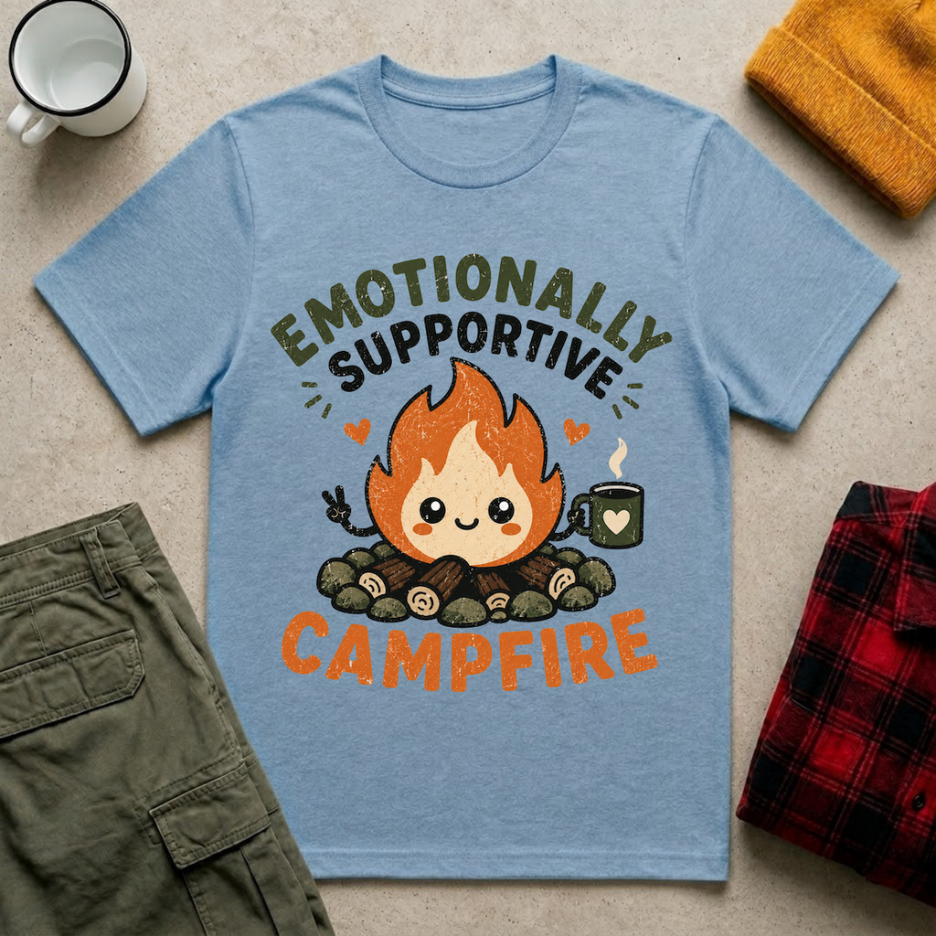 Emotionally Supportive Campfire T-Shirt