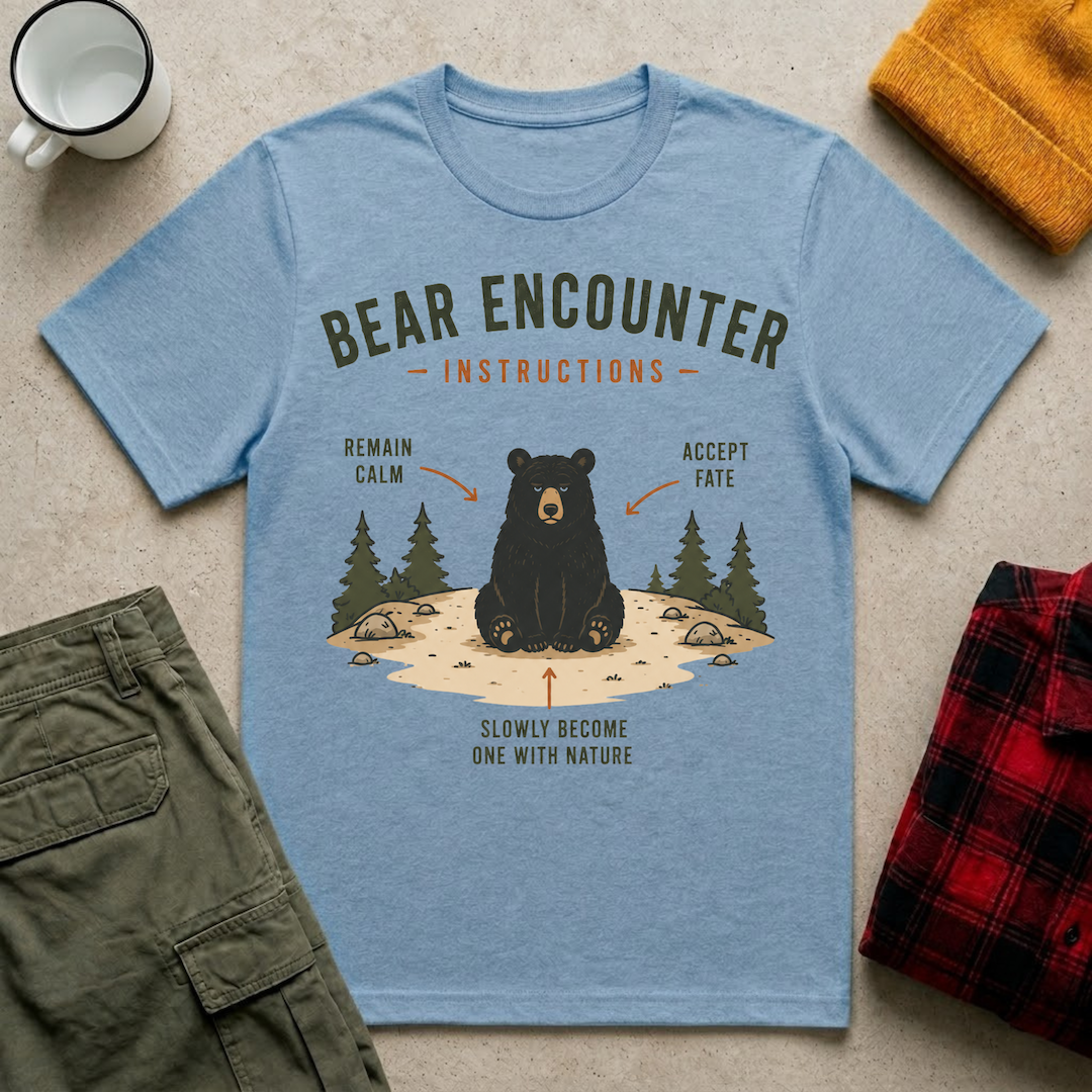 Bear Encounter Instructions T-Shirt