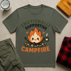 Emotionally Supportive Campfire T-Shirt