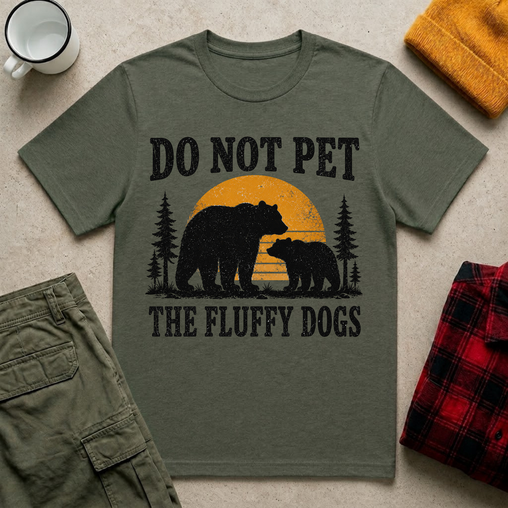 Do Not Pet The Fluffy Dogs T-Shirt