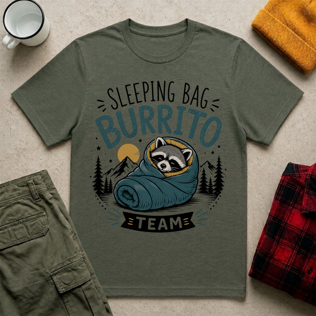 Sleeping Bag Burrito T-Shirt