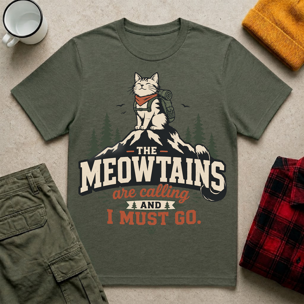 The Meowtains Are Calling T-Shirt
