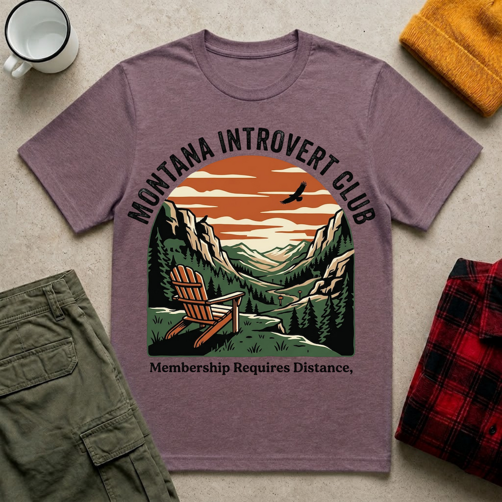 Montana Introvert Club T-Shirt