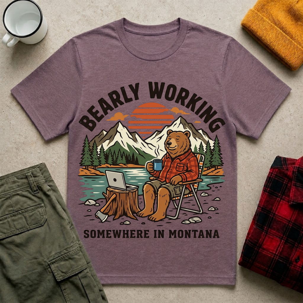 Bearly Working T-Shirt
