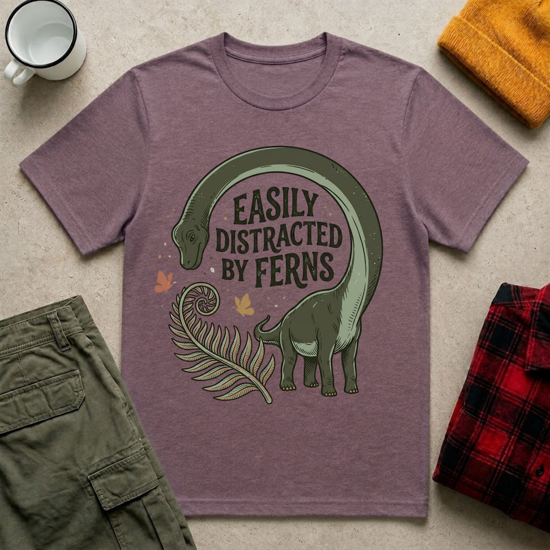Distracted By Ferns T-Shirt