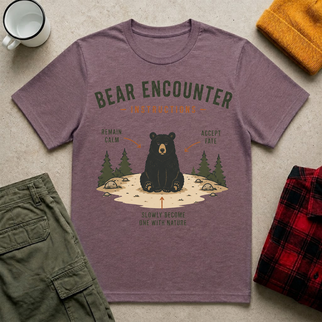 Bear Encounter Instructions T-Shirt