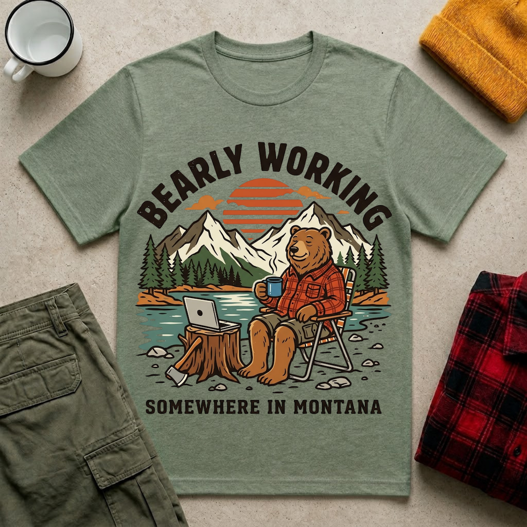 Bearly Working T-Shirt
