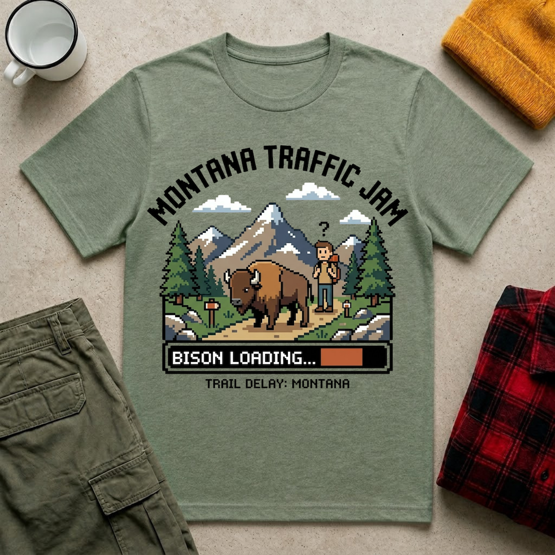 Bison Loading T-Shirt