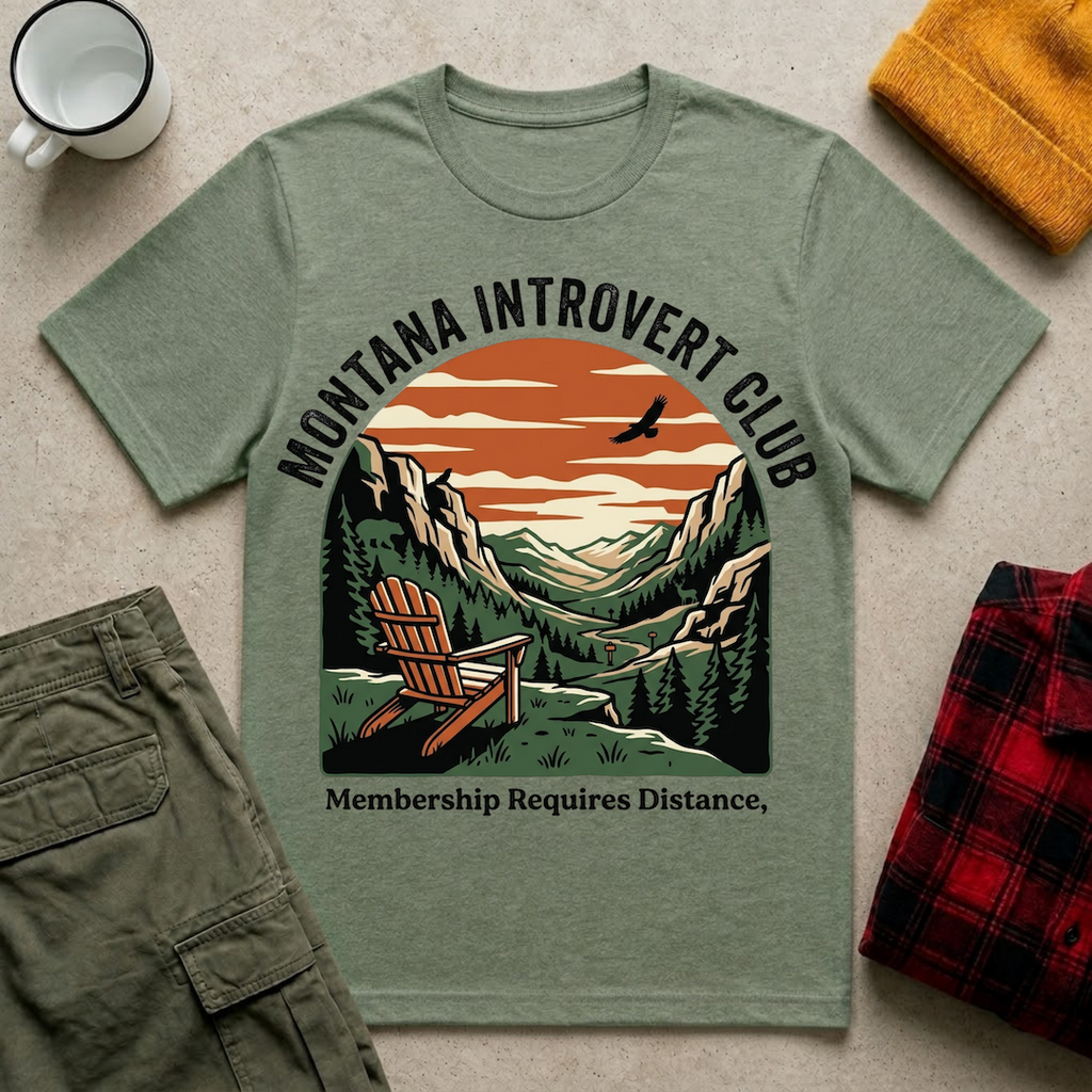 Montana Introvert Club T-Shirt