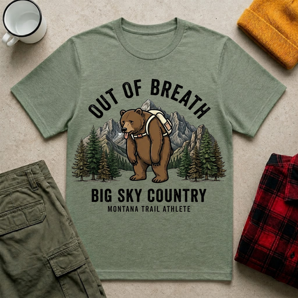 Out Of Breath Trail Athlete T-Shirt
