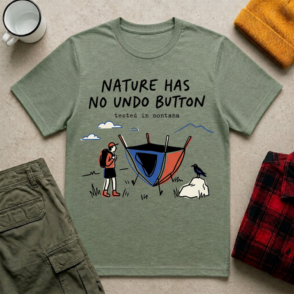 No Undo Button T-Shirt