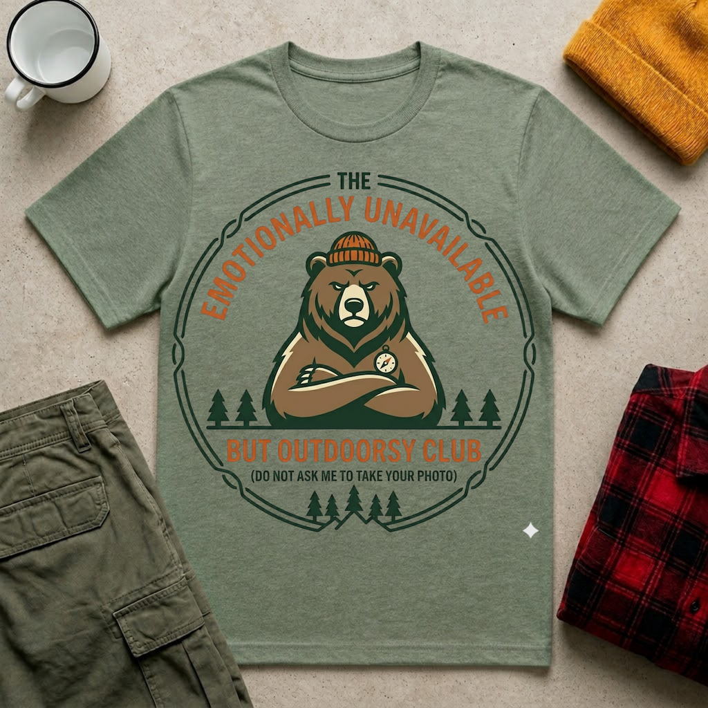 Emotionally Unavailable Bear Club T-Shirt