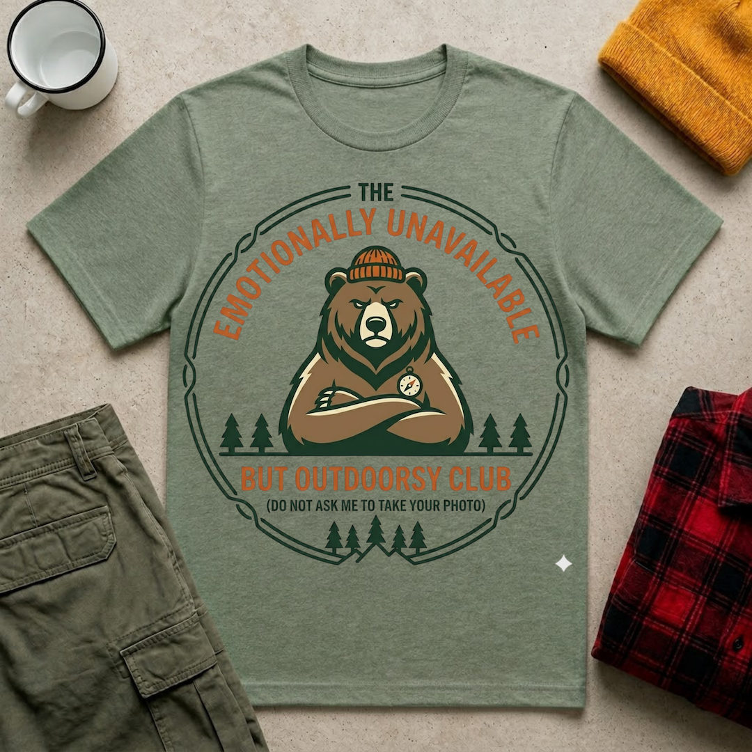 Emotionally Unavailable Bear Club T-Shirt