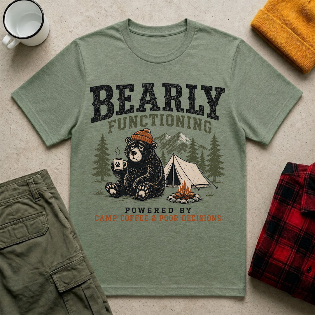 Bearly Functioning T-Shirt