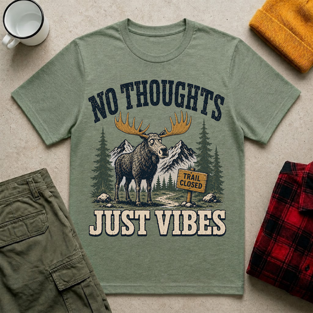 No Thoughts Just Vibes T-Shirt