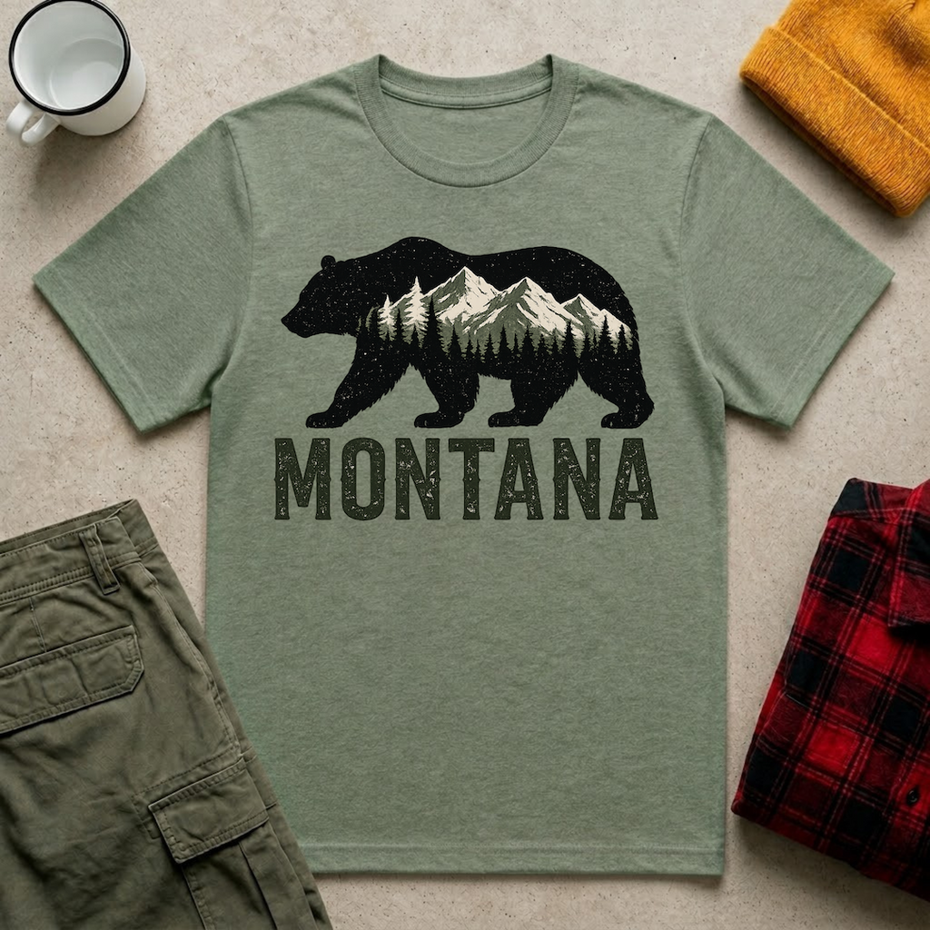 Montana Bear  T-Shirt