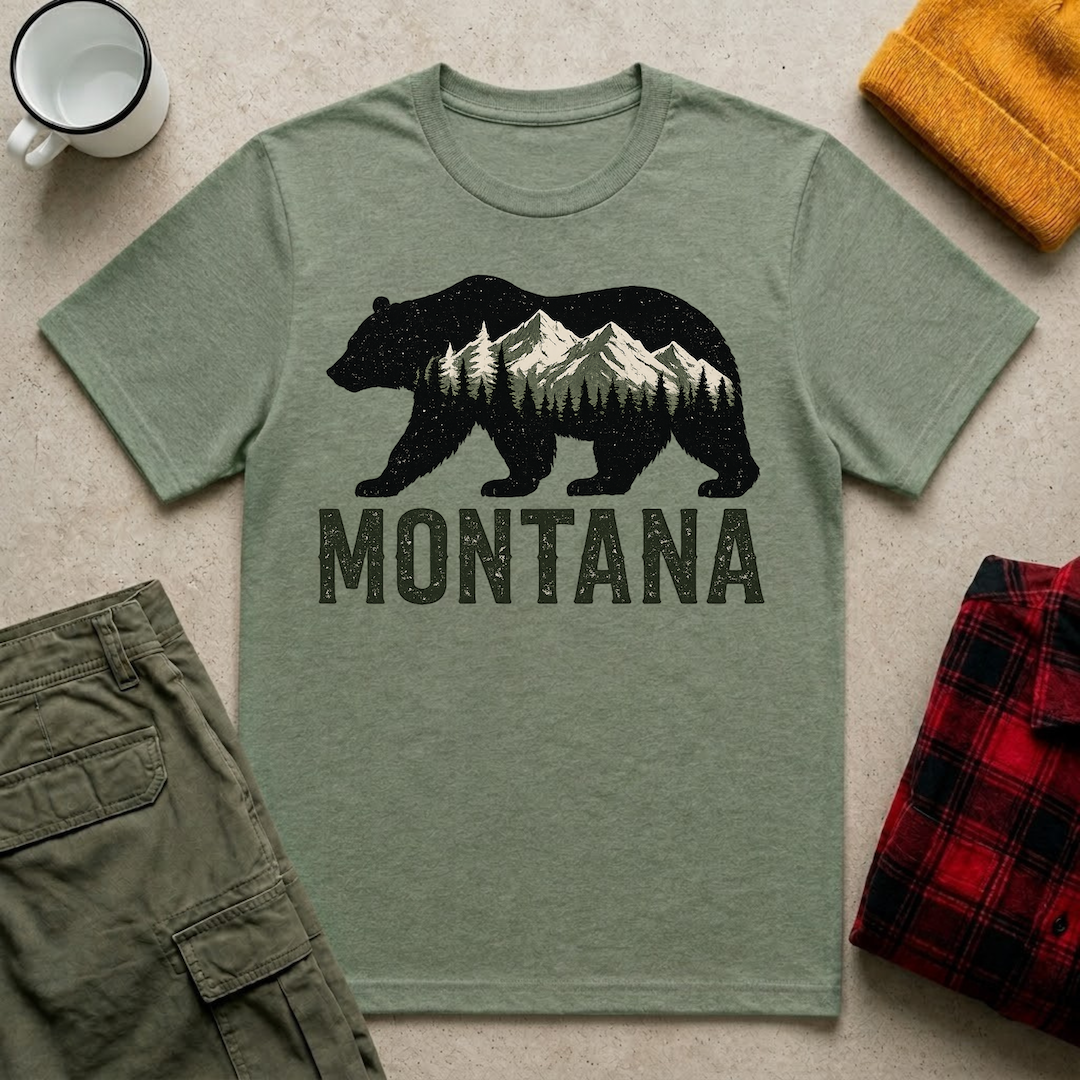 Montana Bear  T-Shirt