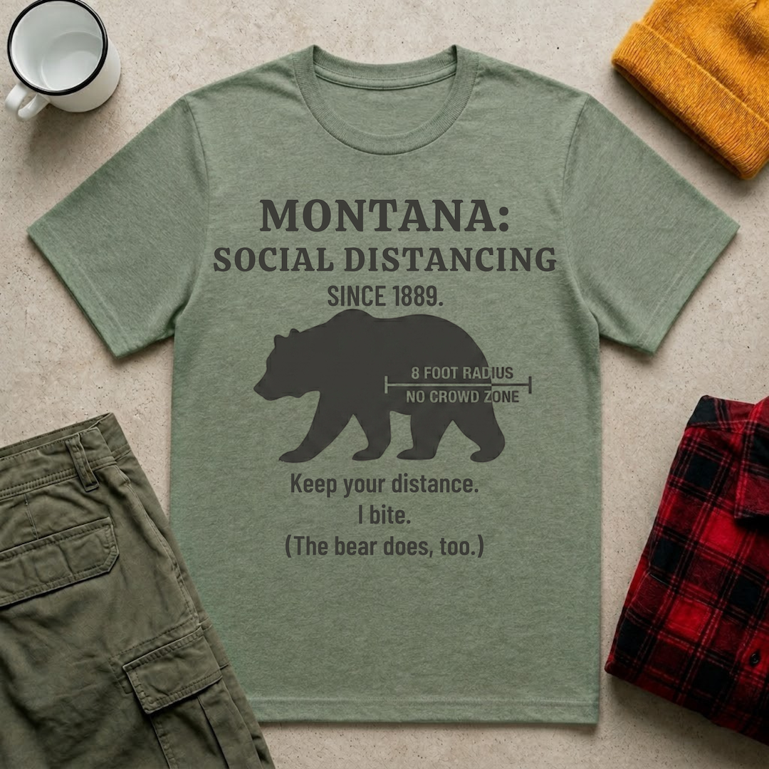 Montana Social Distancing T-Shirt